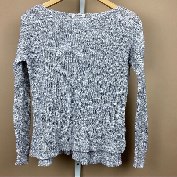 MADEWELL XXS Eastbank Slouchy Pullover Sweater Beachy Minimalist Classic Boho - Picture 1 of 11